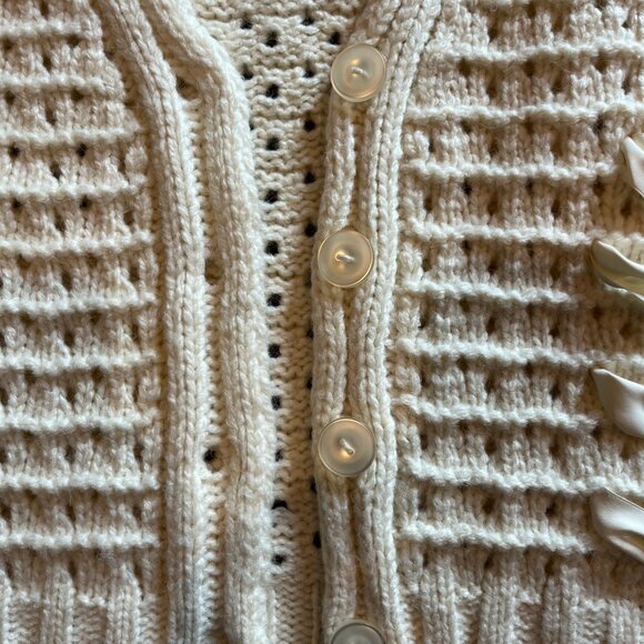 White Knit Sweater - Picture 2 of 5